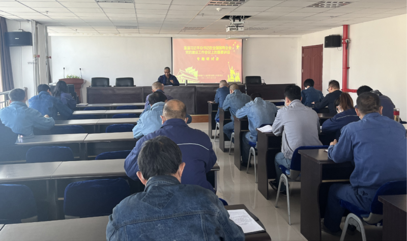 強根鑄魂顯擔當 黨建引領促發(fā)展&mdash;&mdash;物產(chǎn)工投公司召開重溫習近平總書記在全國國有企業(yè)黨的建設工作會議上的重要講話精神專題研討會