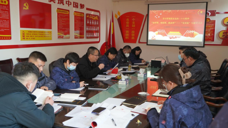 物產汽貿黨支部召開&ldquo;知學理、悟原理、踐真理&rdquo; &mdash;&mdash;黨章篇&rdquo;專題學習會