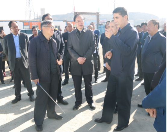 省委副書記、省長王建軍等領導一行視察海東工業園區臨空綜合經濟園